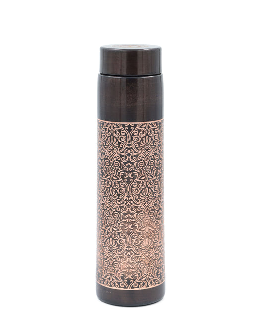 "Kalakriti" Antique Copper Water Bottle - 950 ml BPA Free- Join Free and Leak Proof (Copy)