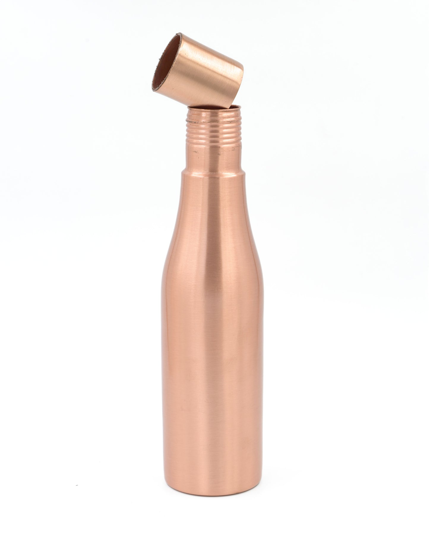Wine Bottle Shaped Copper Water Bottle - 950 ml BPA Free- Join Free and Leak Proof