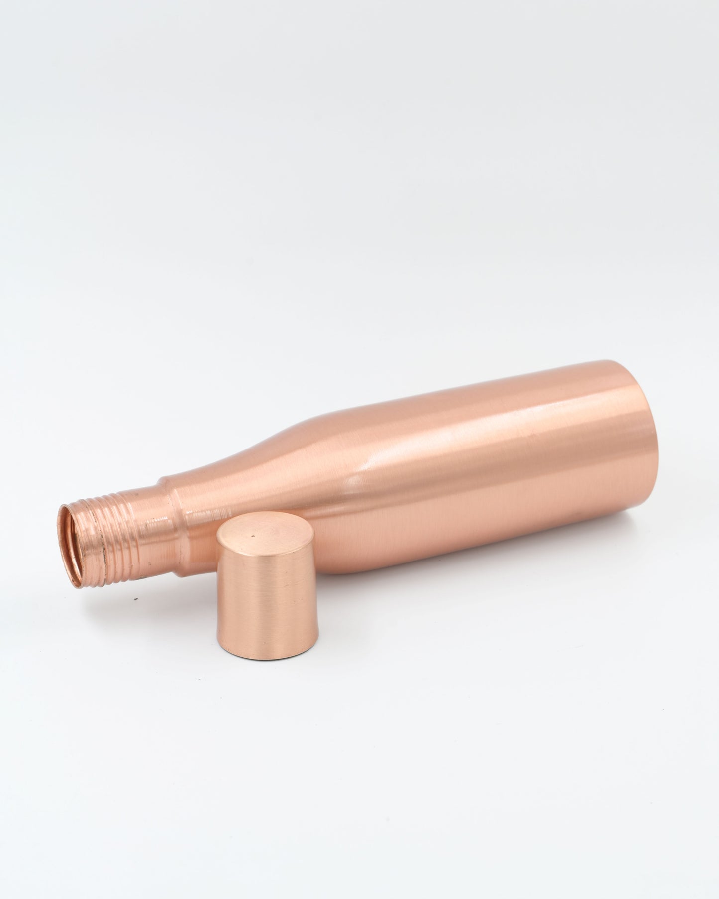 Wine Bottle Shaped Copper Water Bottle - 950 ml BPA Free- Join Free and Leak Proof