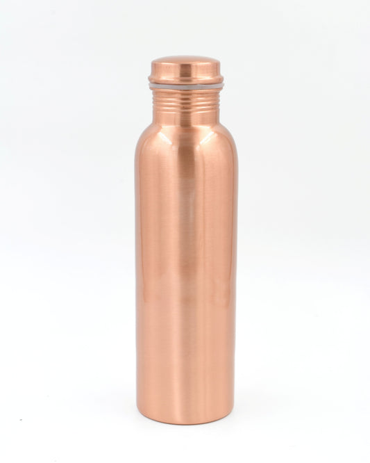 "Jal" Plain Pure Copper Water Bottle - 950 ml BPA Free- Join Free and Leak Proof