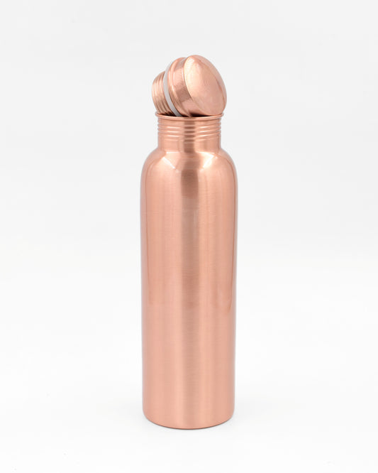 "Jal" Plain Pure Copper Water Bottle - 950 ml BPA Free- Join Free and Leak Proof
