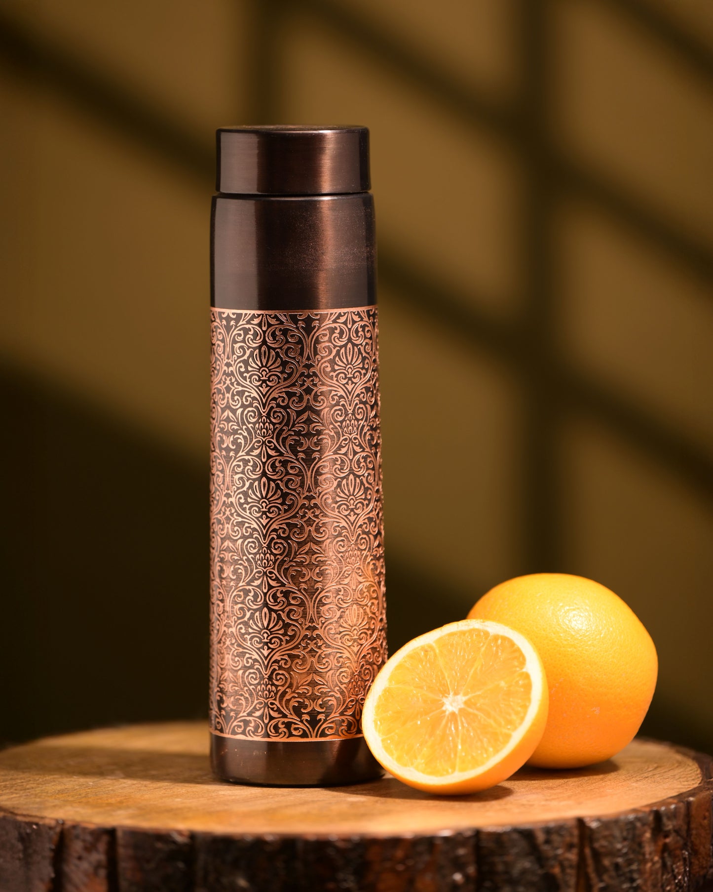 "Kalakriti" Antique Copper Water Bottle - 950 ml BPA Free- Join Free and Leak Proof (Copy)