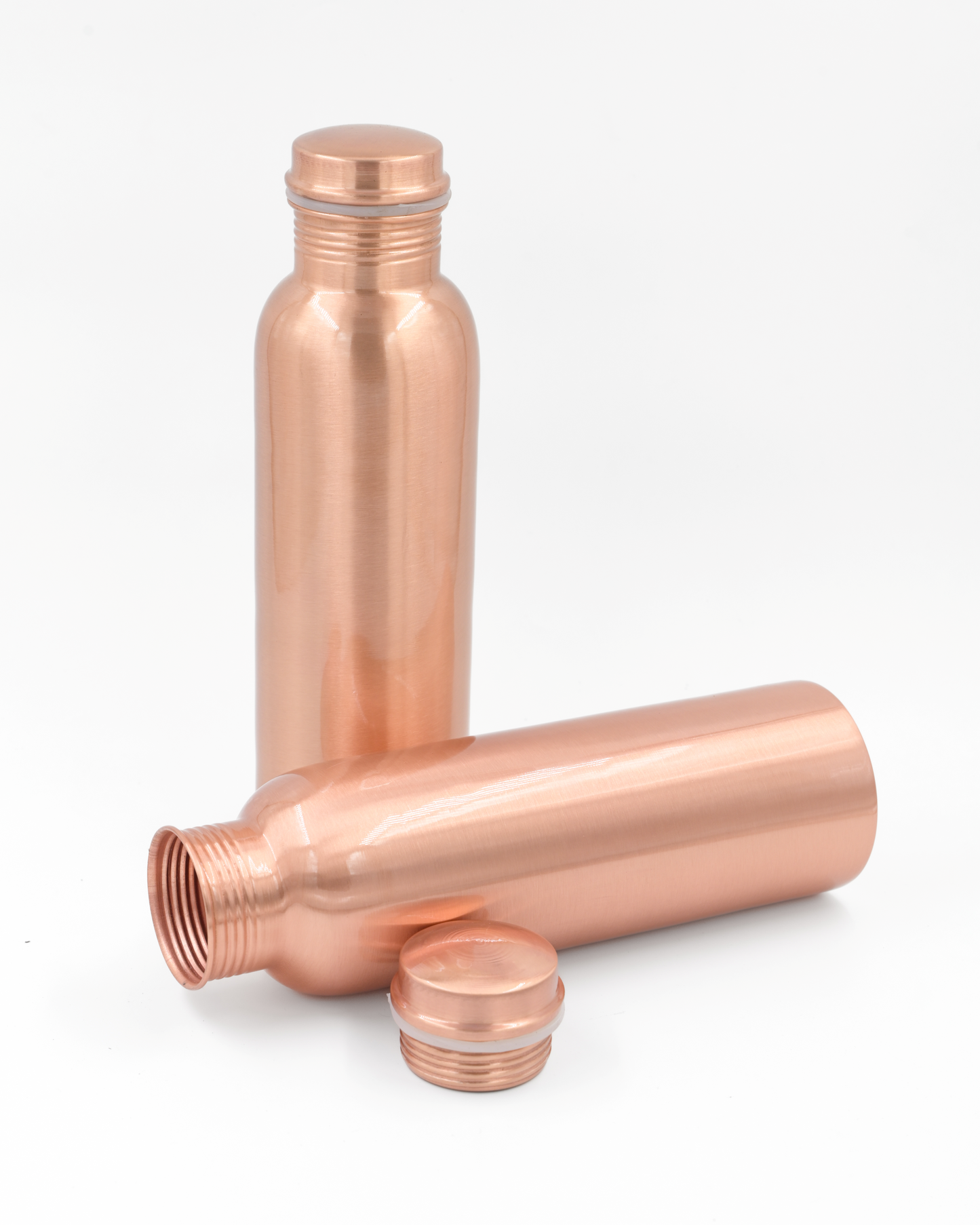 "Jal" Plain Pure Copper Water Bottle - 950 ml BPA Free- Join Free and Leak Proof